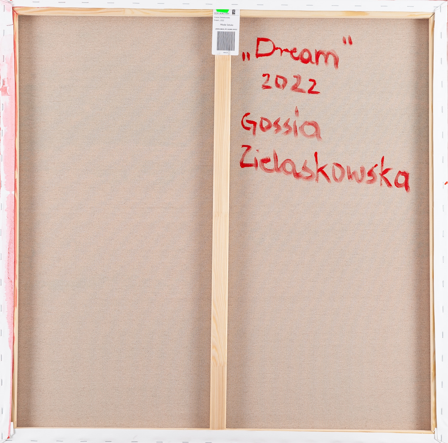 Artwork by Gossia Zielaskowska, Dream, Made of acrylic/canvas