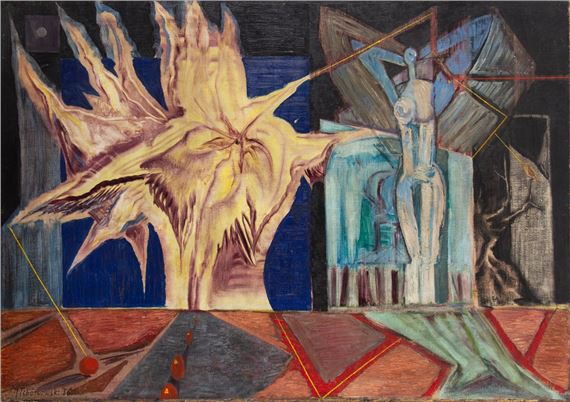 Man and Light by Jerzy Tchórzewski, 1956