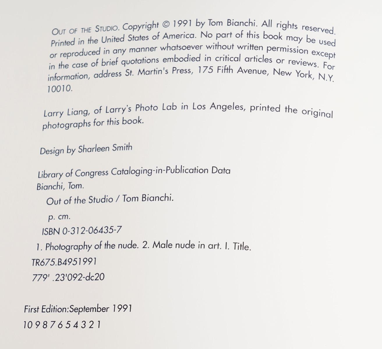 Artwork by Tom Bianchi, Tom Bianchi 'Tan Line' B & W Photograph 1990, Made of black & white photograph