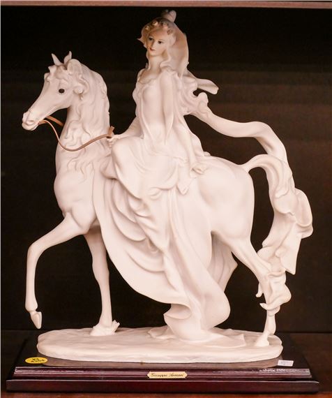 Giuseppe Armani | Woman on Horseback Figure (1985) | MutualArt