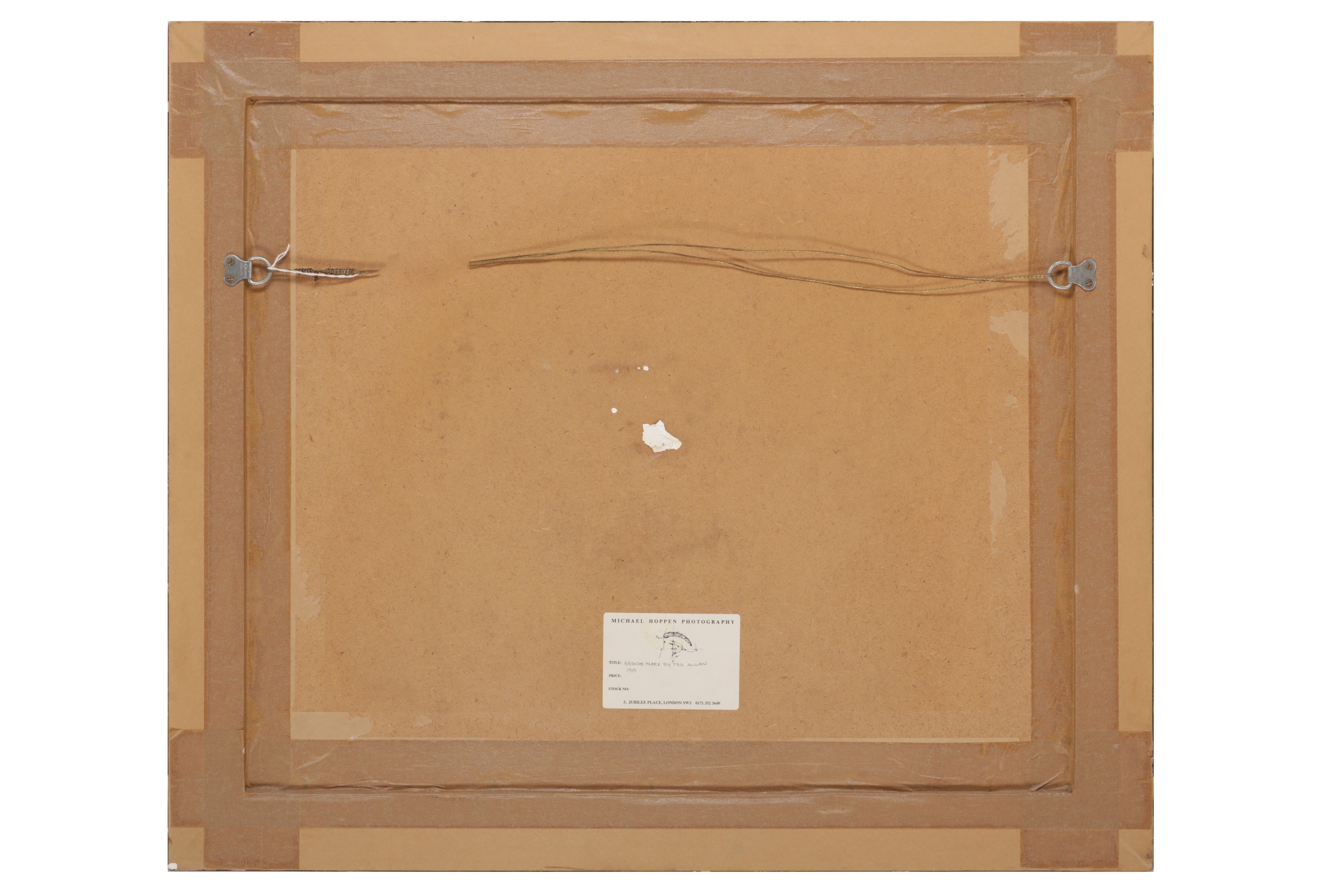 Artwork by Ted Allan, GROUCHO MARX, Made of Silver gelatin print