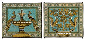 Two German mosaic panels - Wilhelm Wiegmann