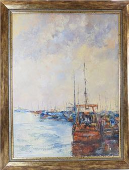 View of the port - Charles  BELBEOC'H