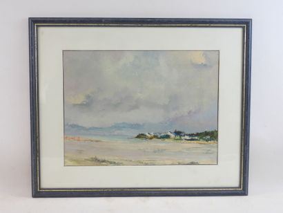 Le Pouldu, la Laîta by Charles  BELBEOC'H