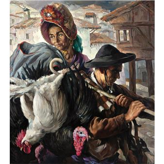 Segovianos con segovianos y pavo - Emilio Molina Nunez