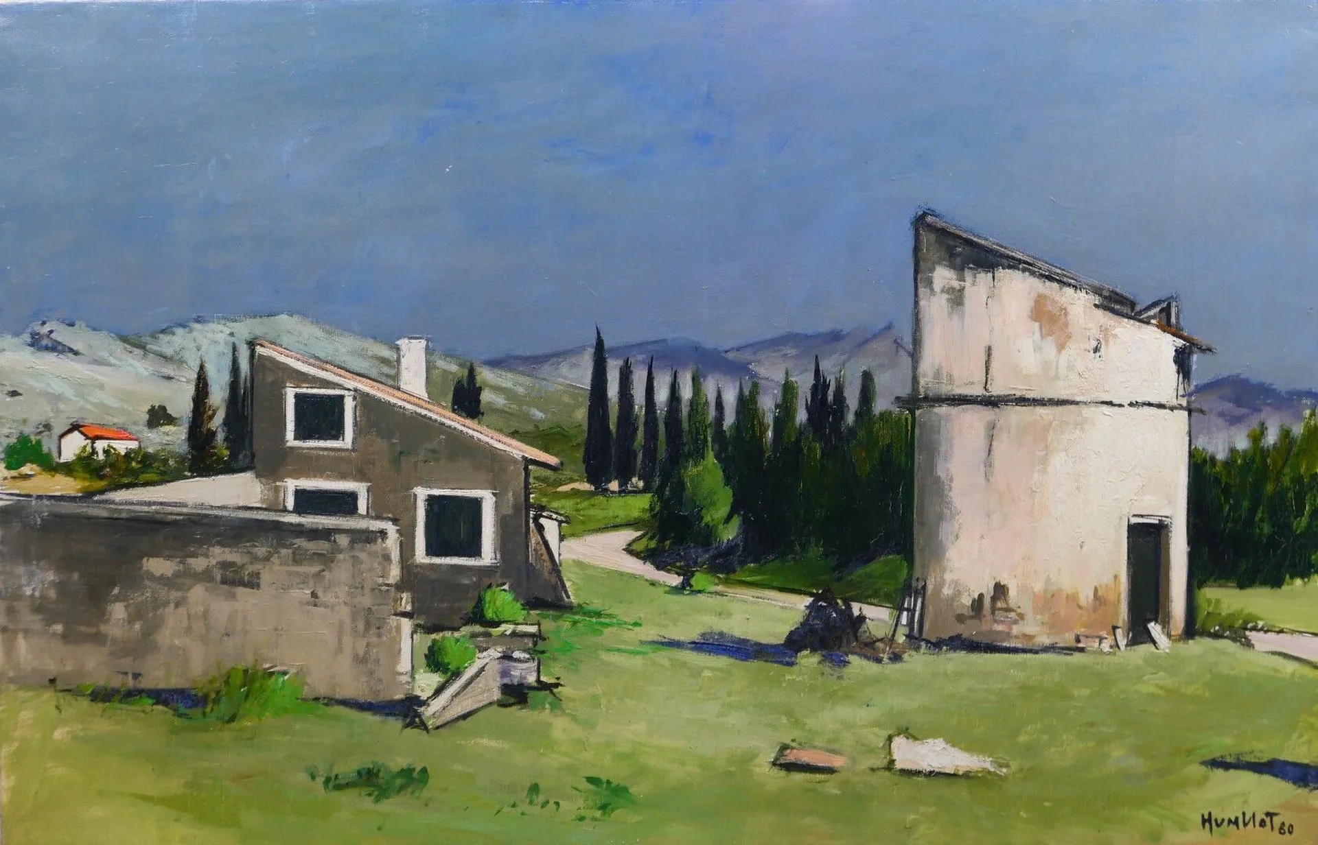 Artwork by Robert Humblot, Paysage, Made of oil on canvas