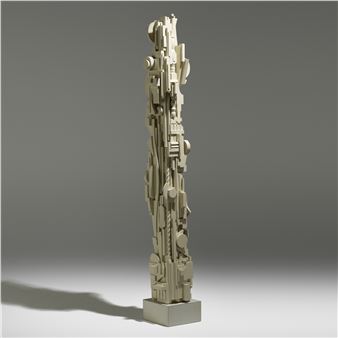 Custom column for the Cooper Residence, Chicago - Jay Spectre