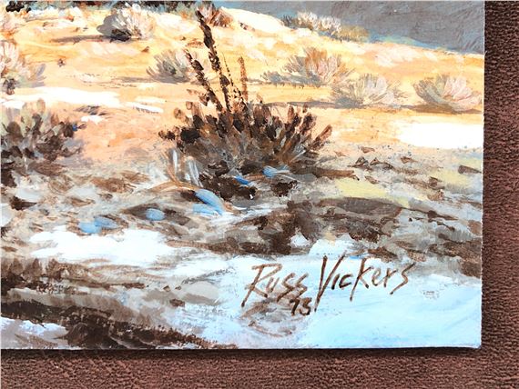 Russ Vickers | RUSS VICKERS OUT ON PATROL OIL ON BOARD (1973) | MutualArt