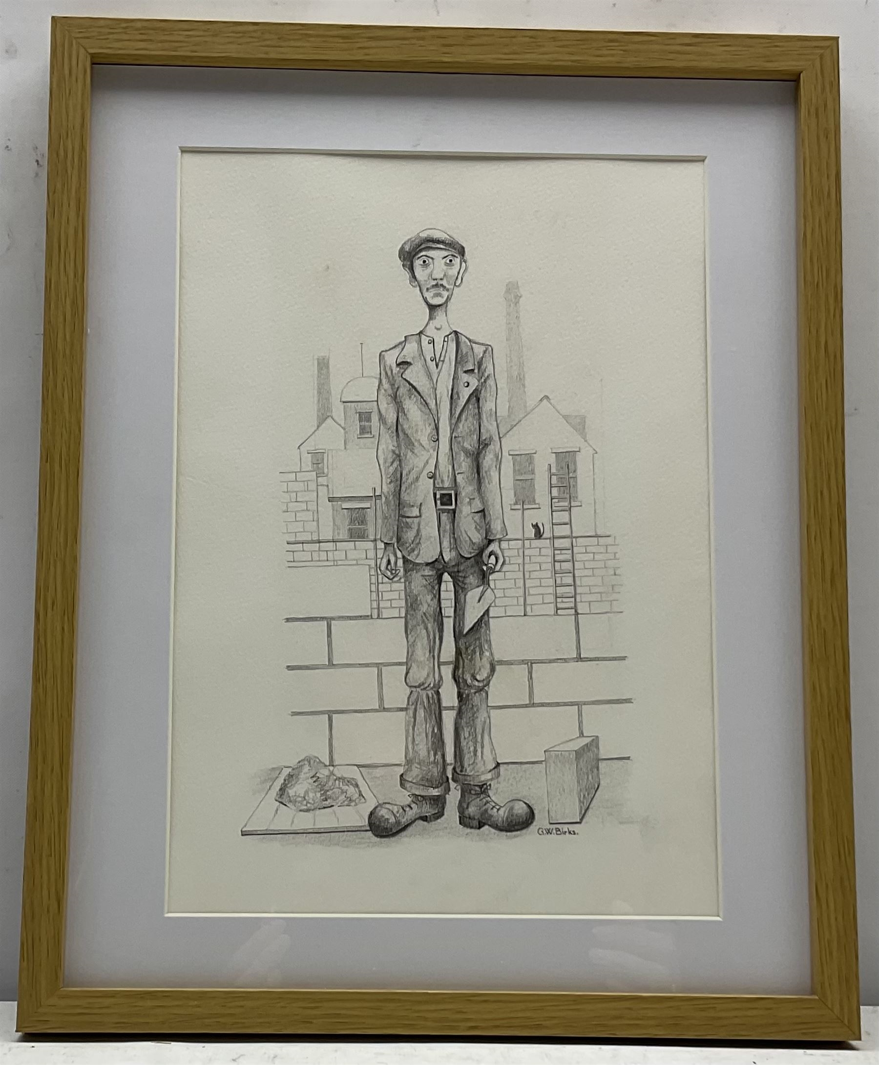 Geoffrey W. Birks | The Brick Layer | MutualArt