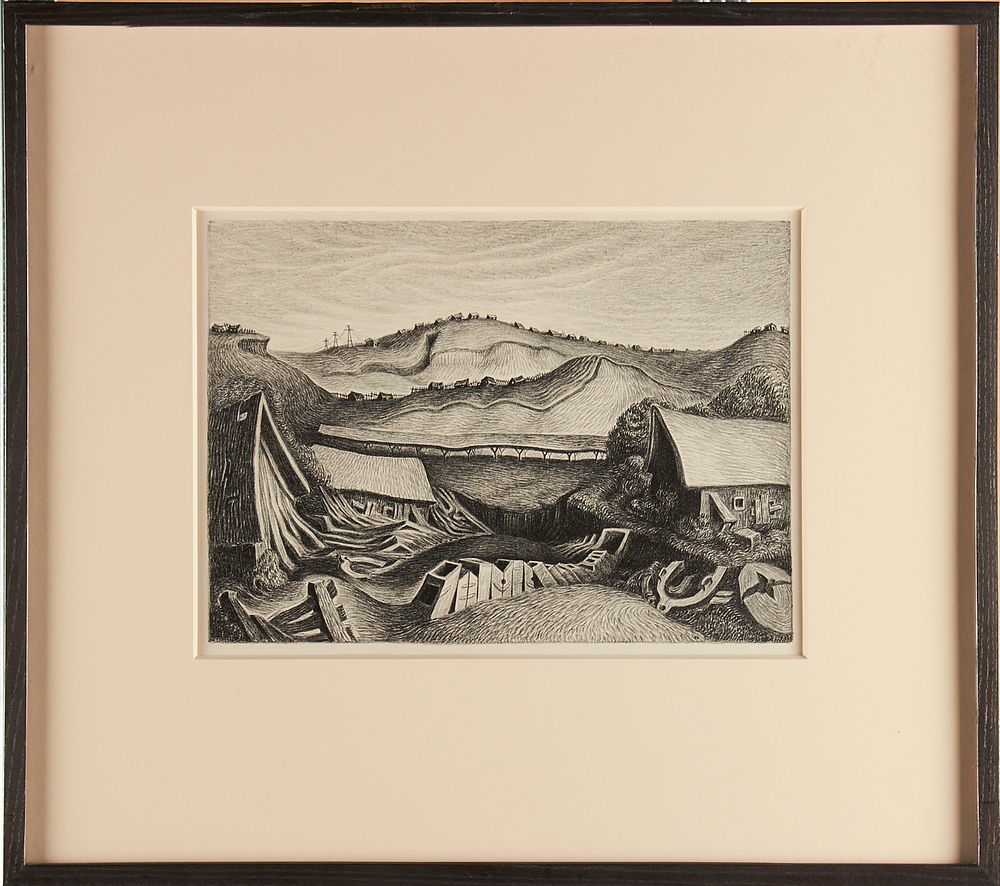 Wanda Gág Wanda Gag Abandoned Quarry Lithograph MutualArt