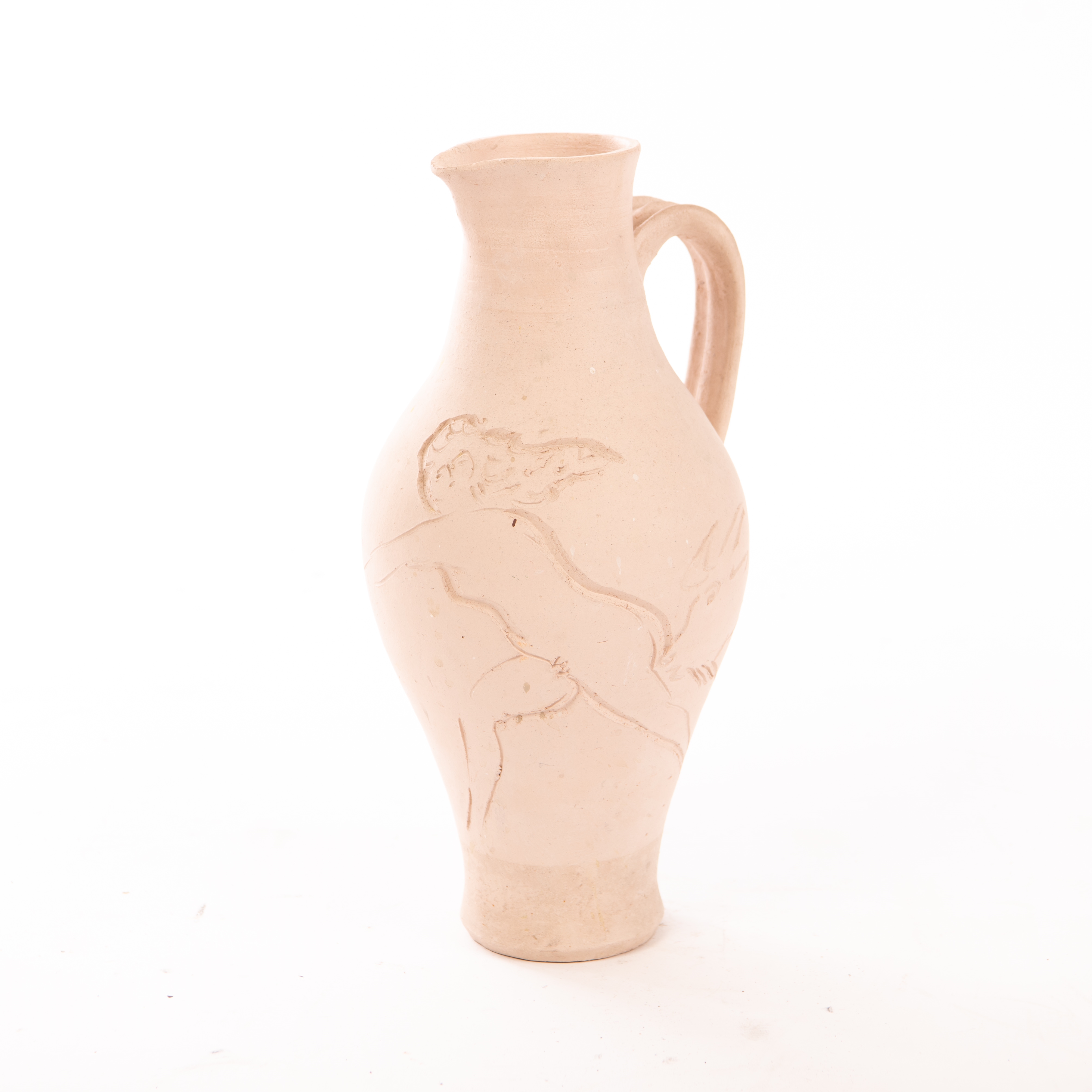 Artwork by Reuben Nakian, Nymph and Goat, Made of ceramic