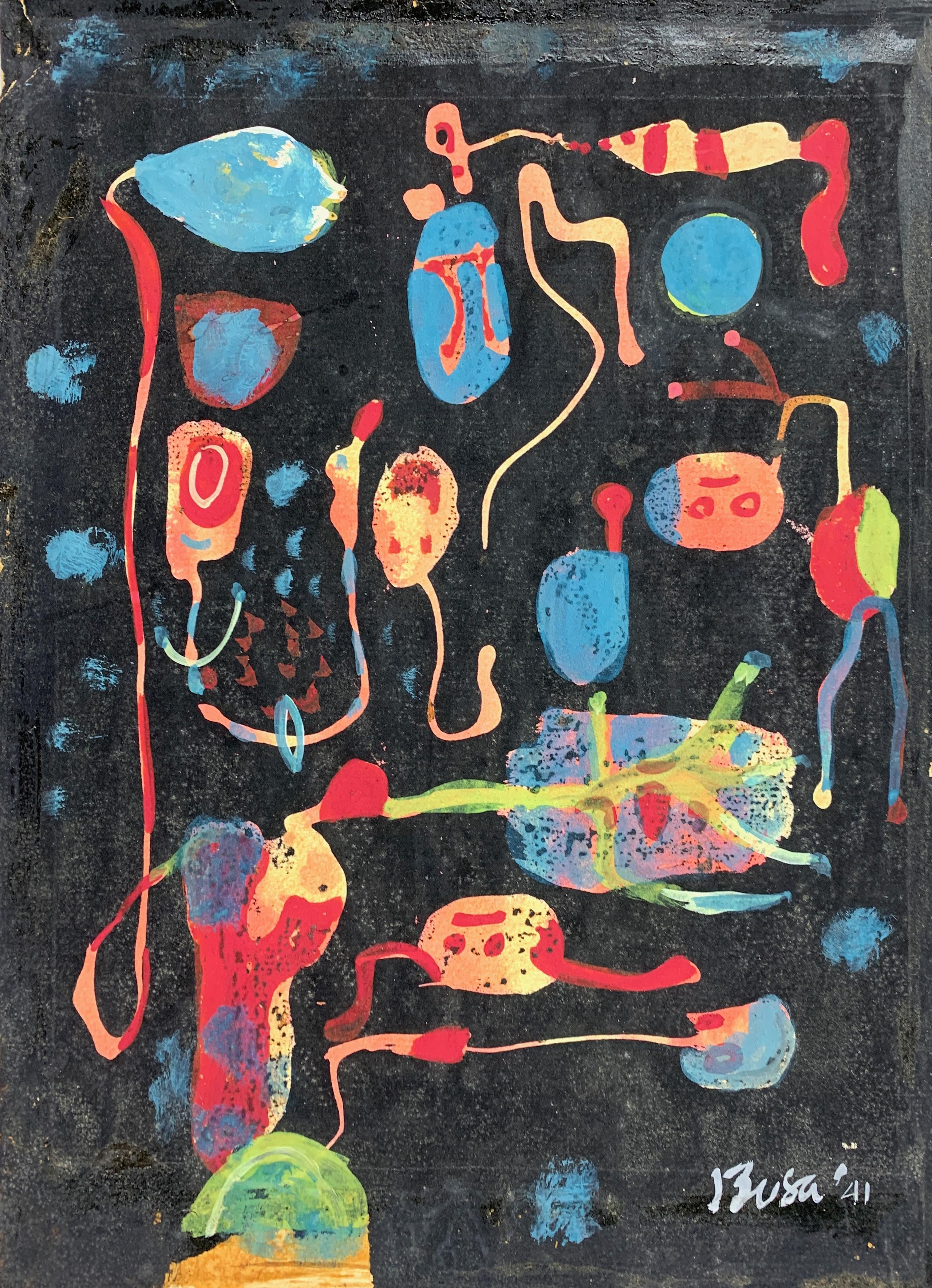 Peter Busa | Indian Space Drawing (1941) | MutualArt