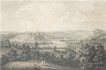 South View of the Town of Bridgenorth, - Joseph Farington