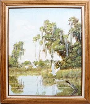 EGRETS TAKE FLIGHT - Joe D Gibbs