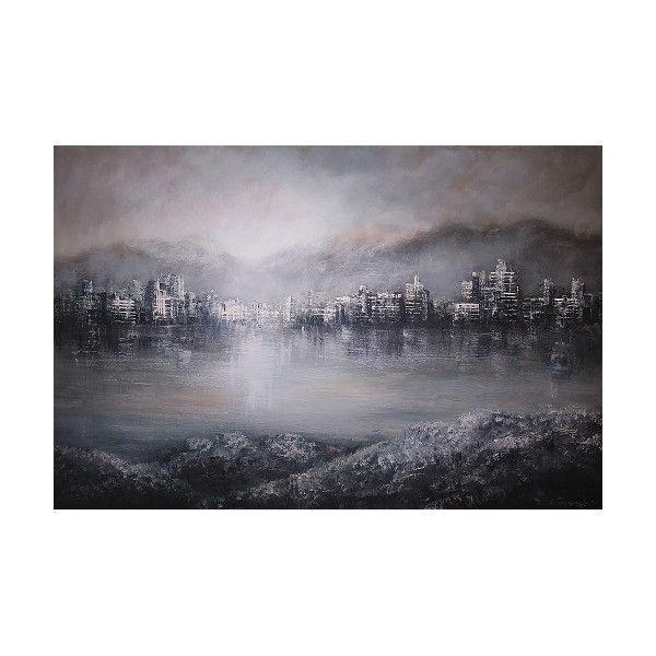 Artwork by Andrzej Fronczak, Slovak memory II, Made of acrylic / canvas