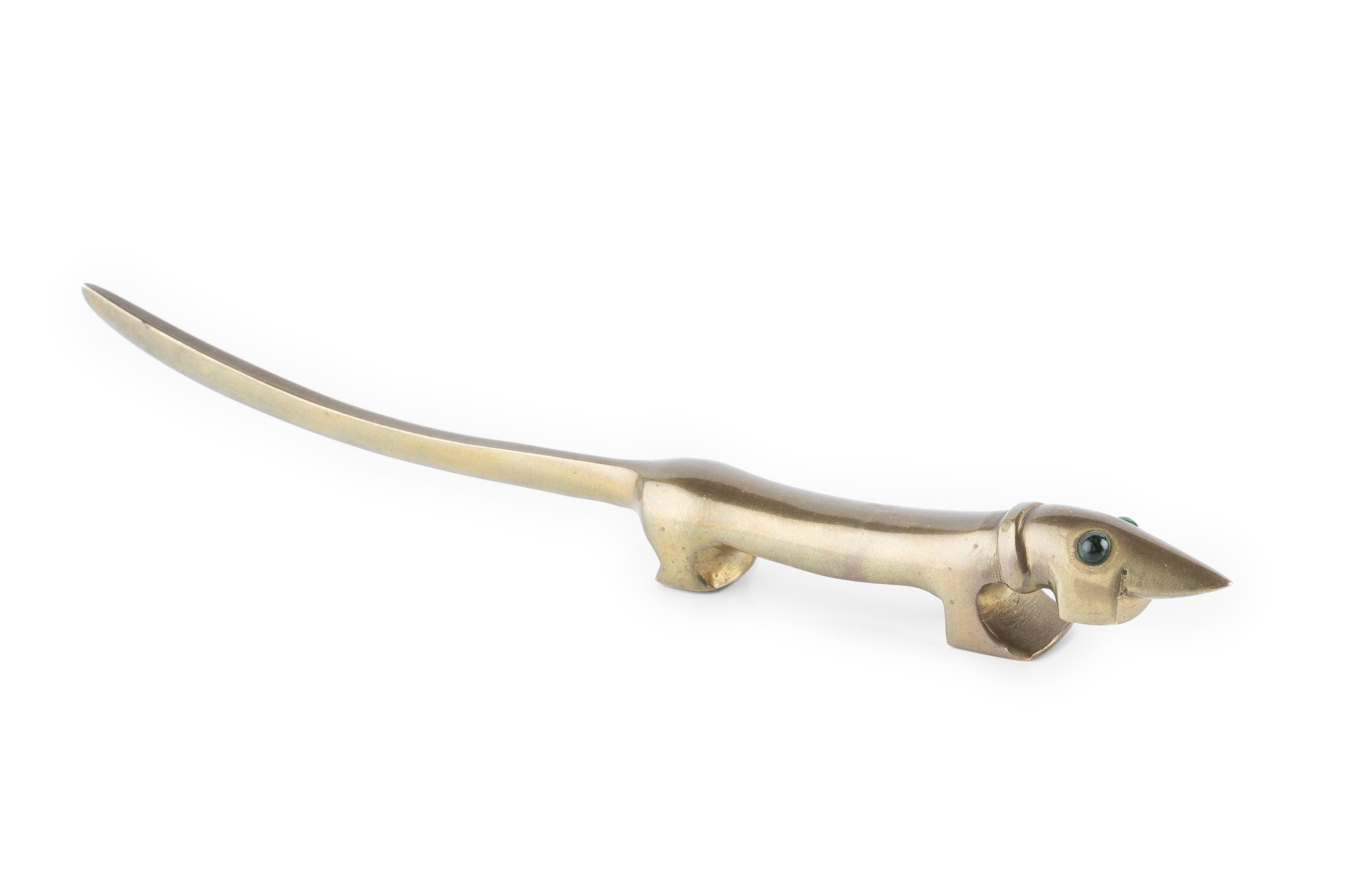 Walter Bosse Dachshund letter opener MutualArt