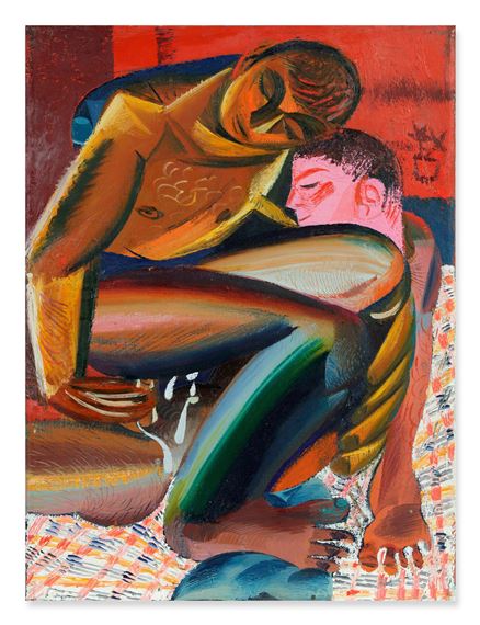 August by Louis Fratino, Executed in 2017