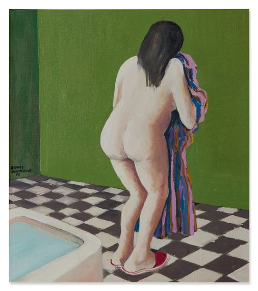 The Bath by Benny Andrews, dated 1965