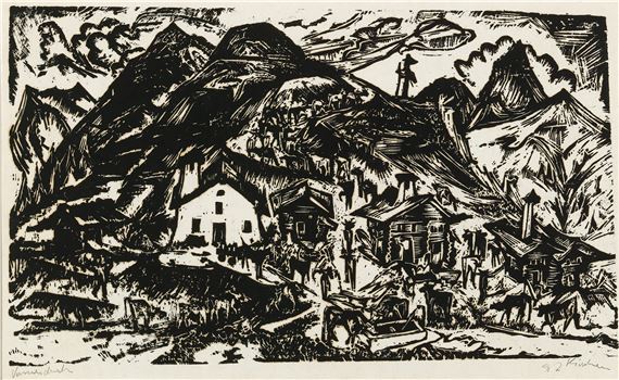 Stafelalp by Ernst Ludwig Kirchner, 1918