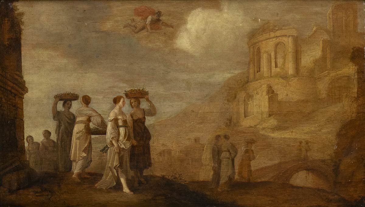 Balthasar Veen | Landscape with Mercury appearing to Aglaurus and Erse ...