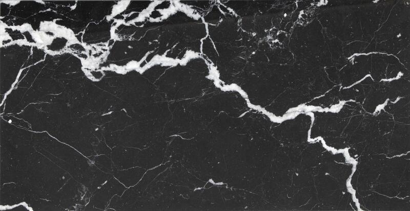 Artwork by Rune Krøjgaard, Knut Bendik Humlevik, Man coffe table with black marble top and steel frame, Made of black marble