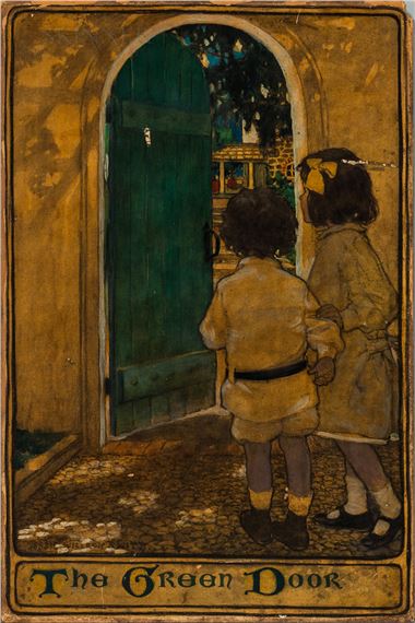 The Green Door by Jessie Willcox Smith