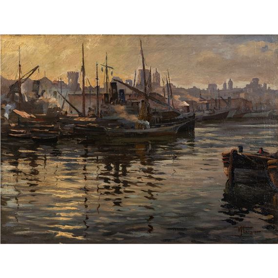 Mattino in porto by Vasco Menegozzo