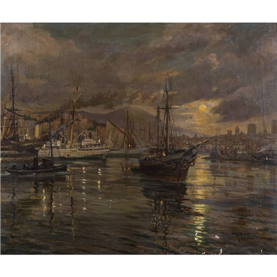 Sera in porto by Vasco Menegozzo