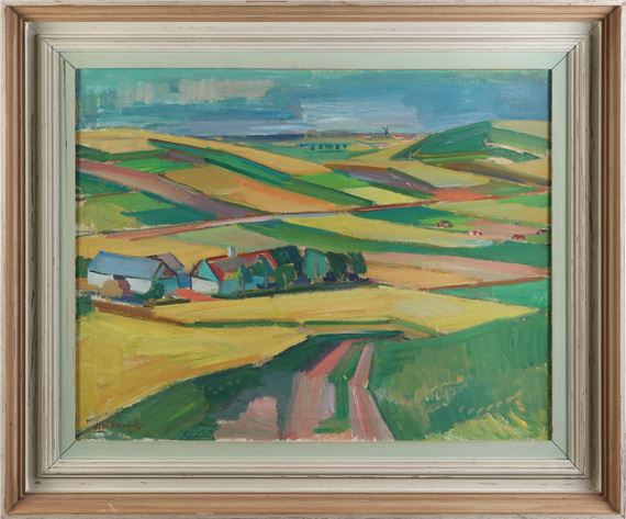Gerhard Wihlborg | Scanian landscape (1946) | MutualArt