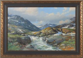 Streams in mountain landscapes. - Thorvald Rygaard