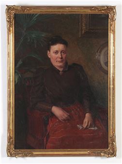 Portrait of a woman. - Bruno Hoppe