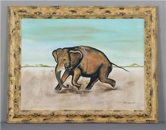 Runnig Elephant - Ron Burnett