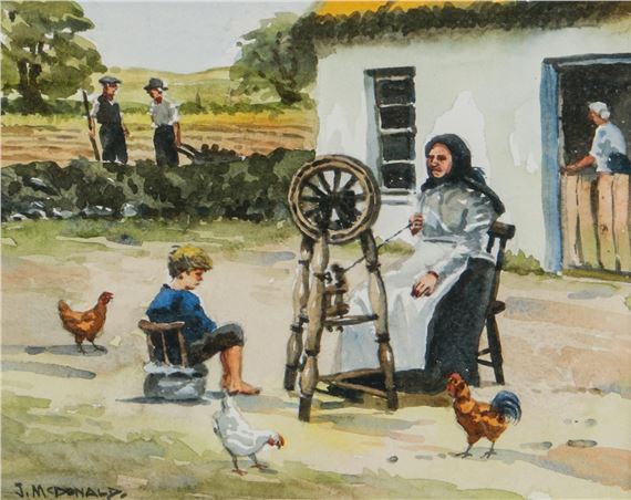 THE SPINNING WHEEL by James McDonald