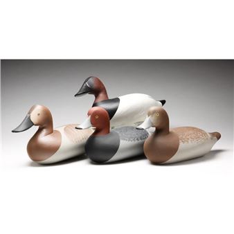 Goldeneye, Redhead and Canvasback hen and drake - Charles Bryan