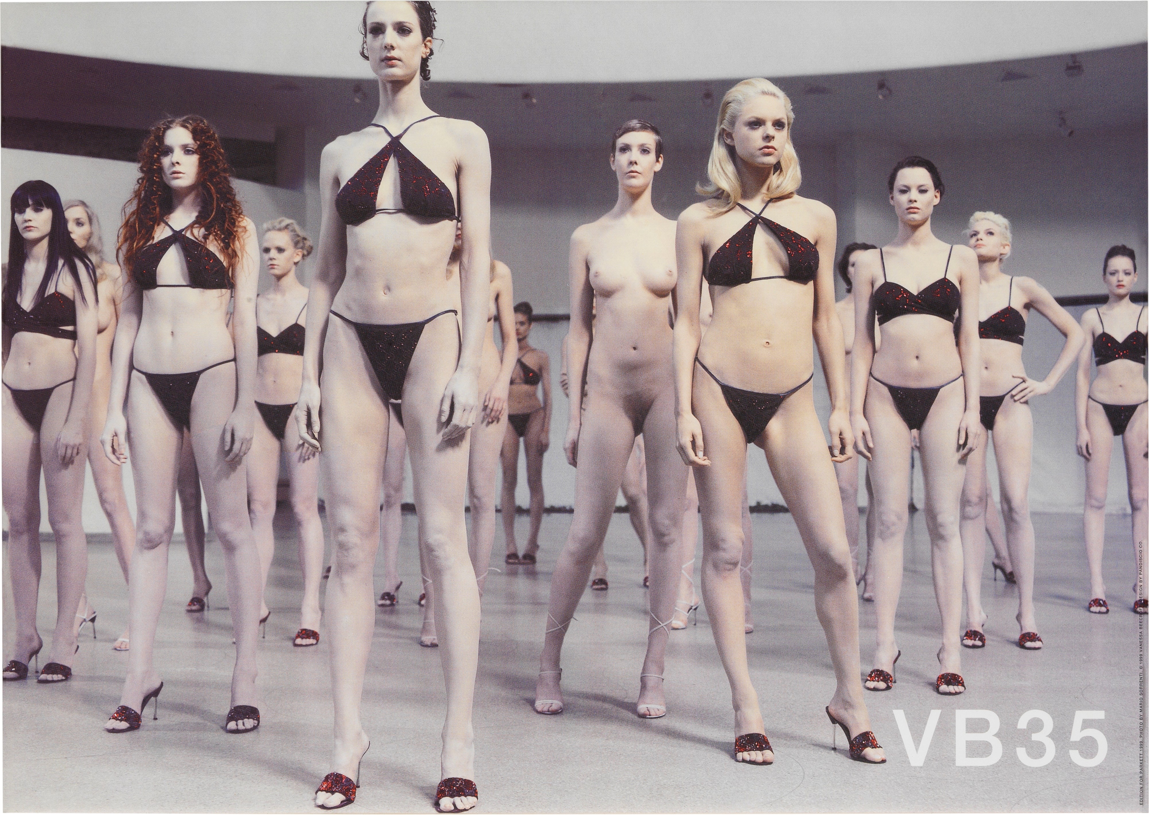 Artwork by Vanessa Beecroft, VB 35 - SHOW, Made of offset print