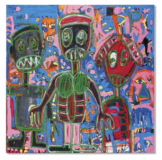 Untitled by Aboudia, 2018, Painted in 2018