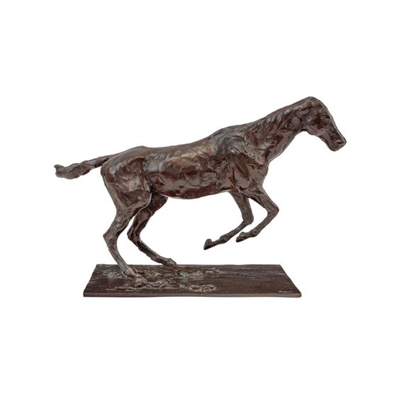 Cheval s’enlevant sur l’obstacle by Edgar Degas, 1880s