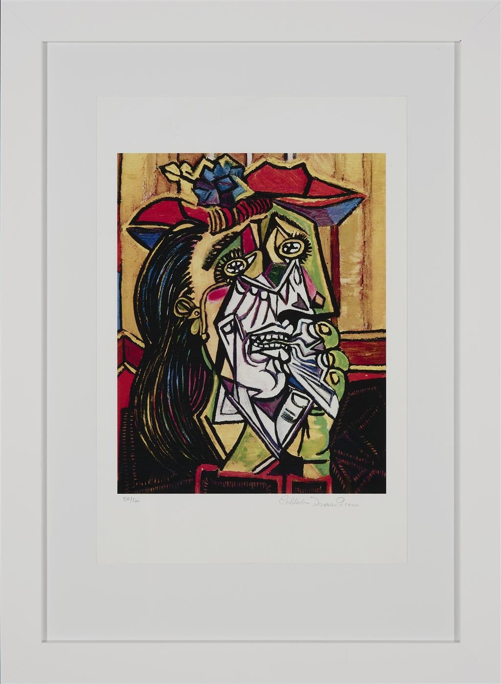 Artwork by Pablo Picasso, Weeping Woman with Red Hat, Made of giclee print