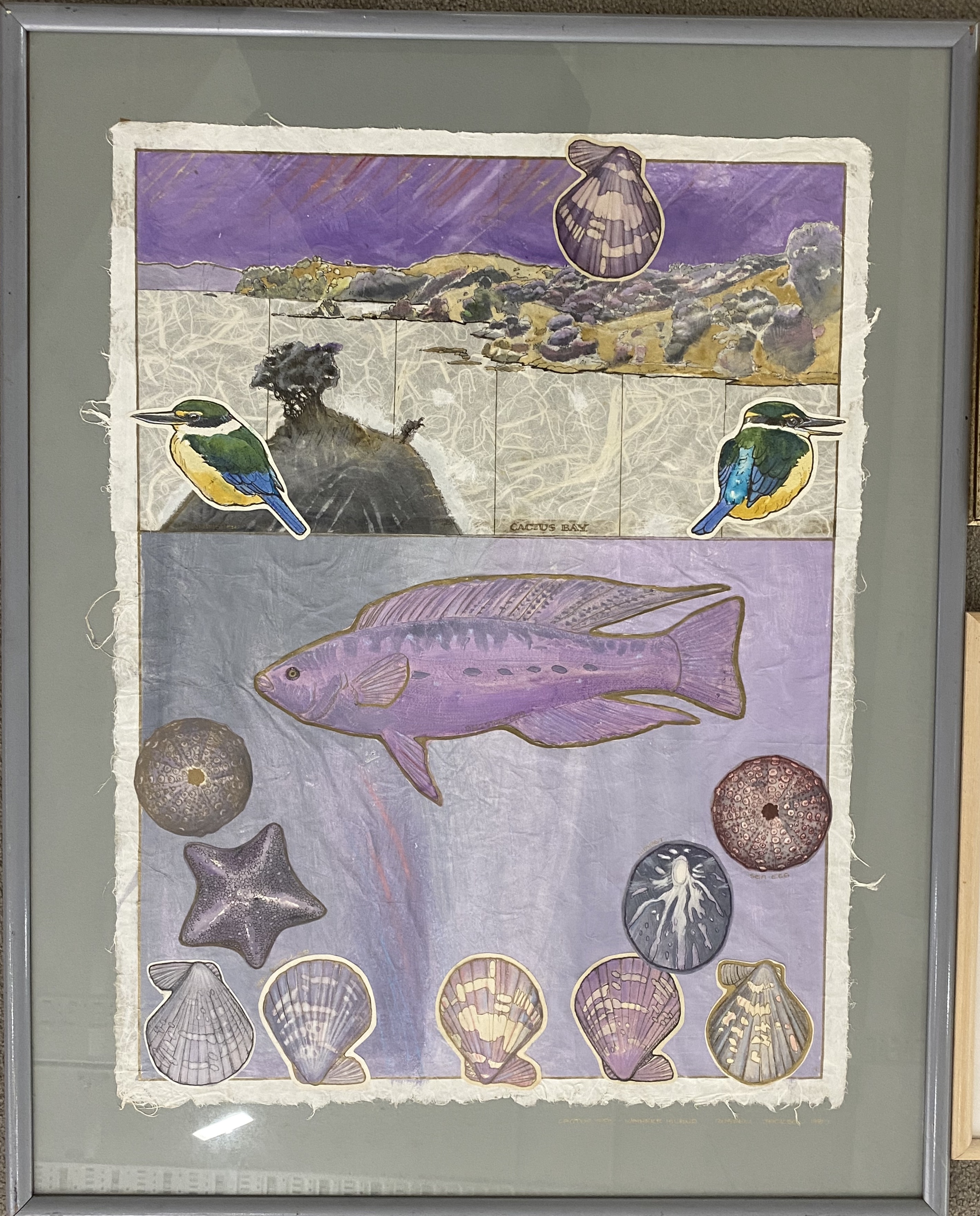 Russell Jackson | Mixed media on rice paper | MutualArt