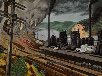 Steel Valley - Louis Lozowick