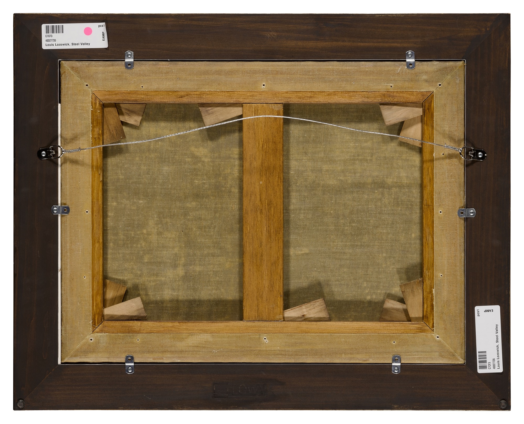 Artwork by Louis Lozowick, Steel Valley, Made of oil on canvas