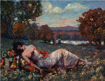 Resting Lady - Ernest Moulines