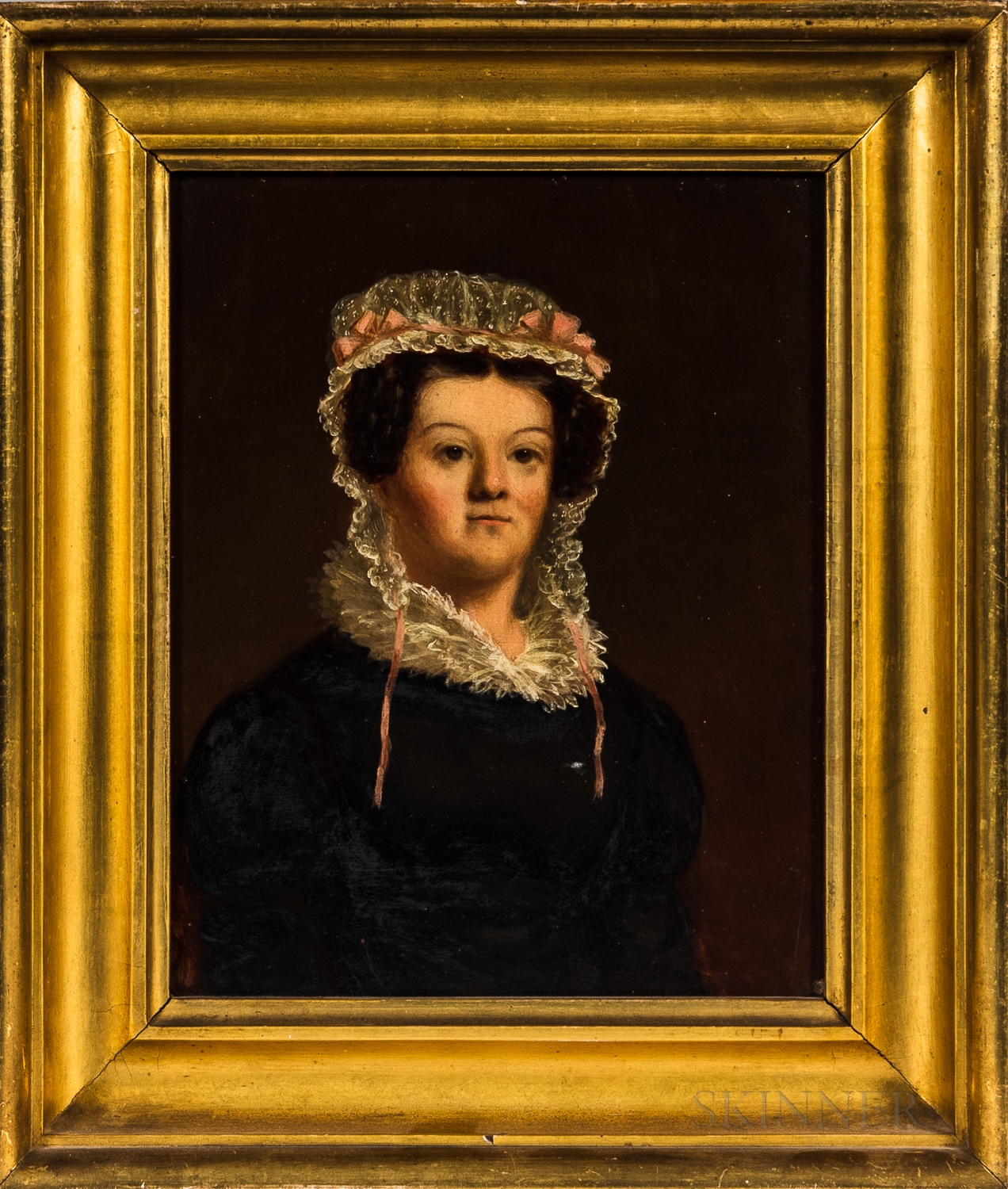 Portrait of Lydia Welsh by American School, 19th Century, Mid-19th Century