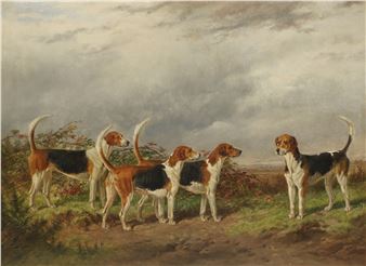 Rufford Hounds 1884 - James Walsham Baldock