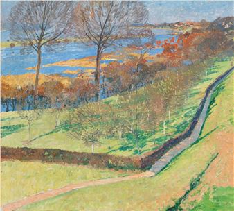Receiving waters at Wittlaer (view from Haus Clarenbach). - Max Clarenbach