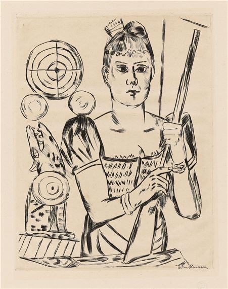 ”Schießbude”. by Max Beckmann, 1921