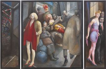 ”Berliner Nacht”. - Volker Stelzmann