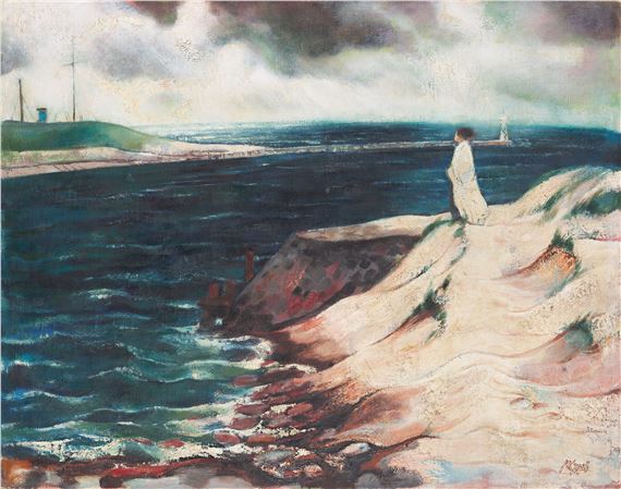 ”Hafeneinfahrt”. by Max Kaus, 1937