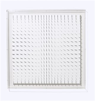 ”Quadratrelief 91 b”. - Hartmut Böhm