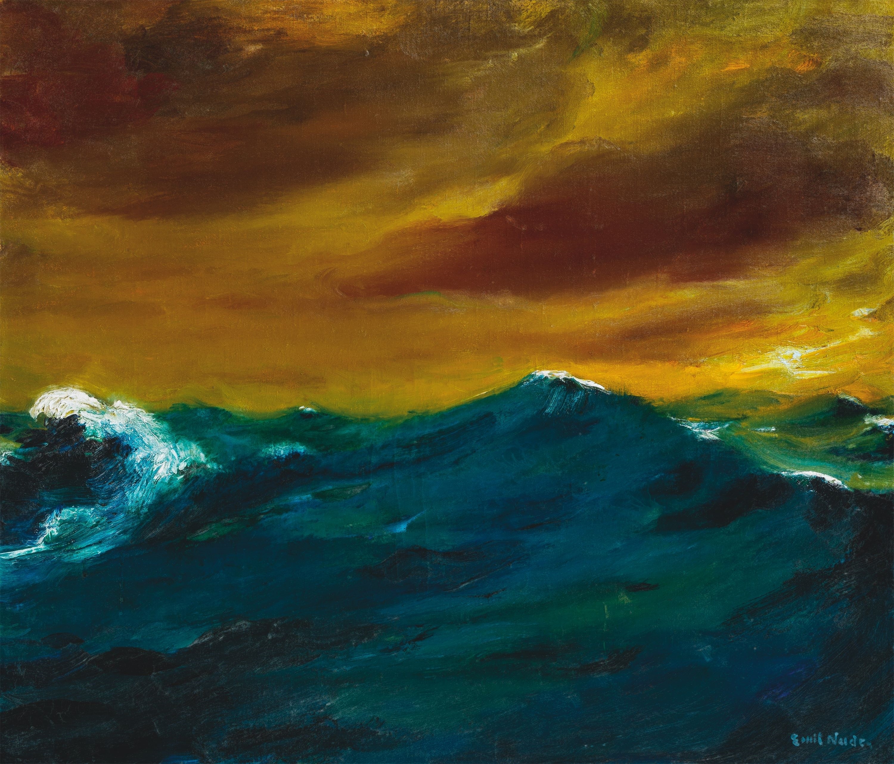 ”Hohe See”. by Emil Nolde, 1939